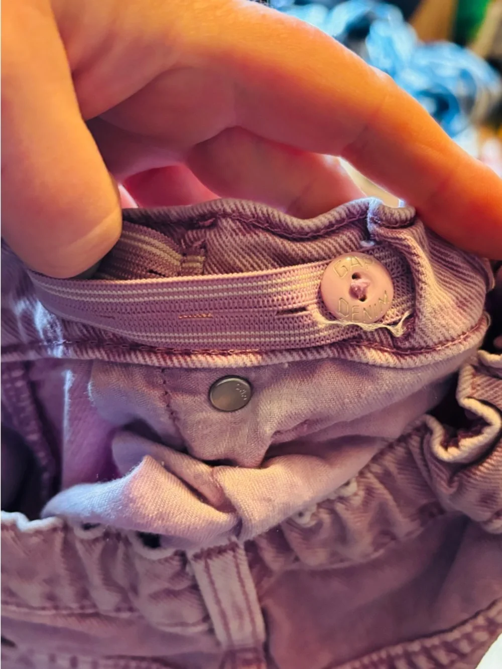 GAP kids Lavender size 12 baggy jeans